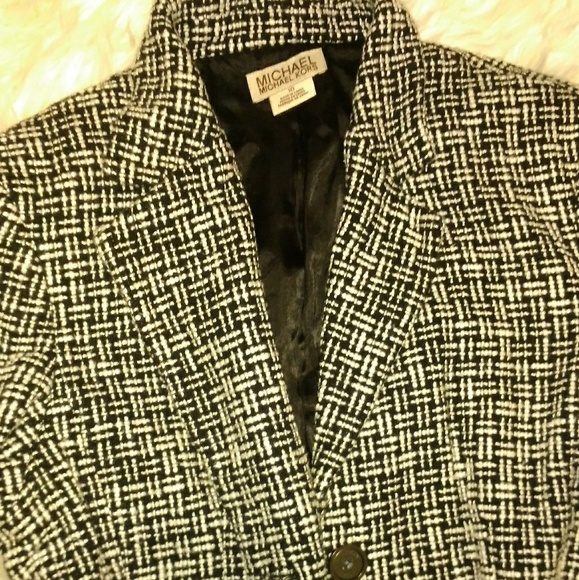 Vintage MICHAEL KORS 3/4 sleeve tweed blazer - Picture 2 of 3
